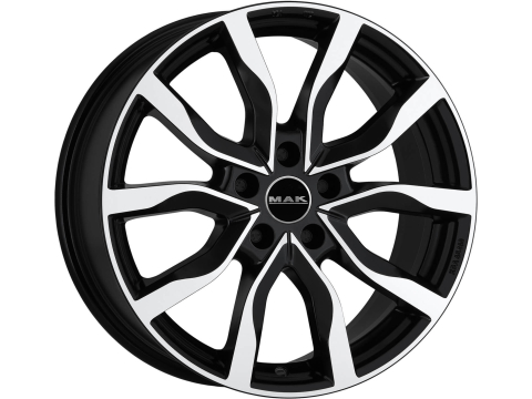 HIGHLANDS W 6,5 16 45 5x108 MAK 72,00 BLACK MIRROR